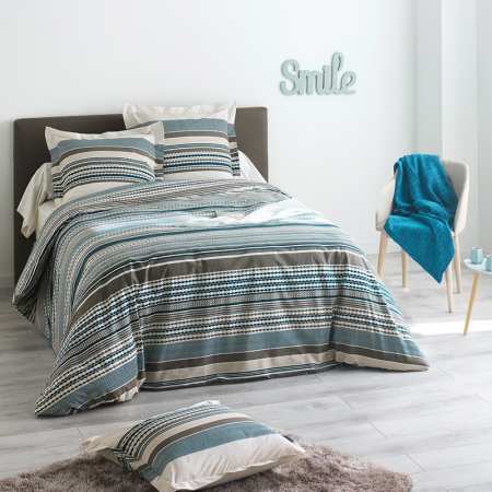 Parure Housse de Couette Mylo Bleu