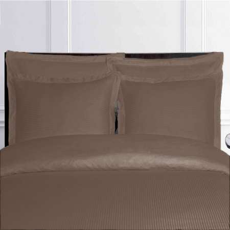 Housse de couette taupe 