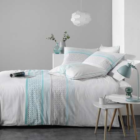 Parure Housse de Couette Azurea Turquoise