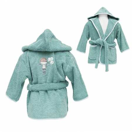 Peignoir de bain enfant brodé Fred