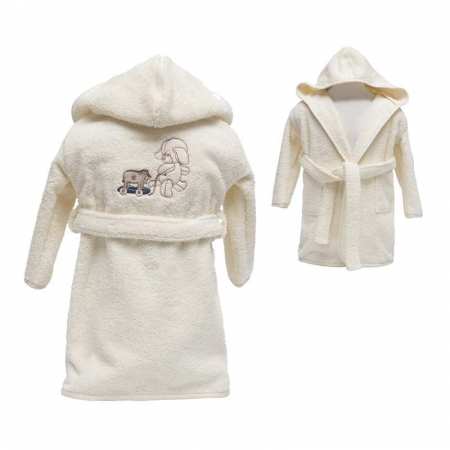 Peignoir de bain enfant brodé Fred