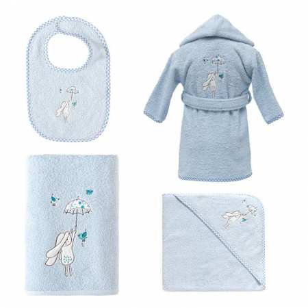 Peignoir de bain enfant brodé Fred