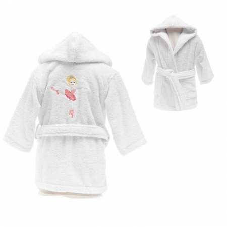 Peignoir de bain enfant brodé Fred