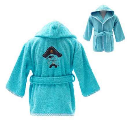 Peignoir de bain enfant brodé Fred