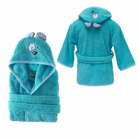 Peignoir de bain enfant brodé Fred