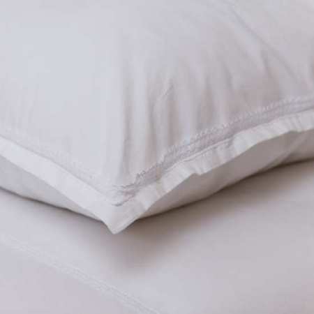 Parure Housse de Couette Percale Blanche