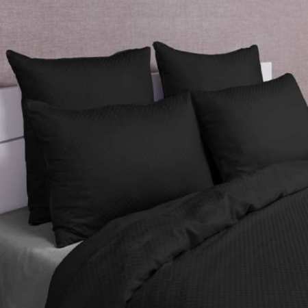 Housse de Couette Luxe Damier Noir