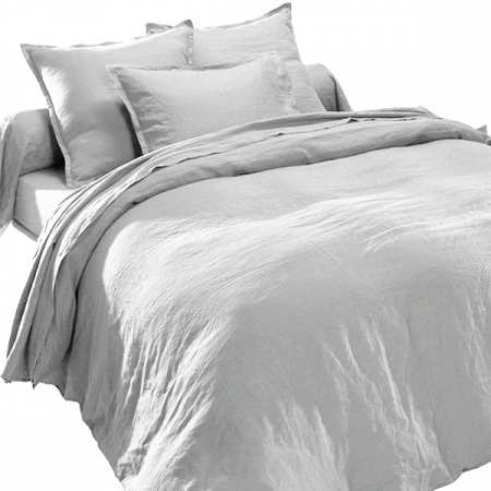 Housse de Couette LIN LAVE gris perle