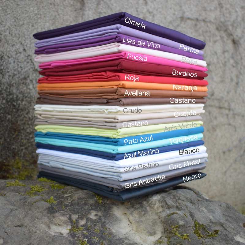 Colección SATÉN CLASSIC Satén de algodón de 300 hilos · 12 colores